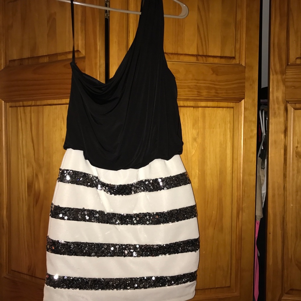 Bodycon One shoulder Homecoming Dress